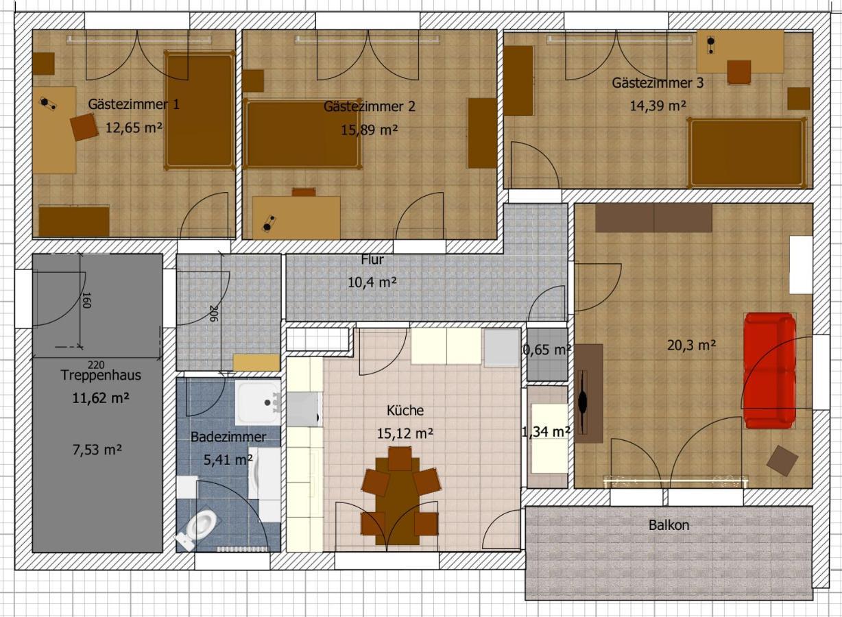 Apartment Ferienwohnung Vogt Зінцгайм Екстер'єр фото